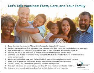 Let's Talk Vaccines: Facts, Care and Your Family